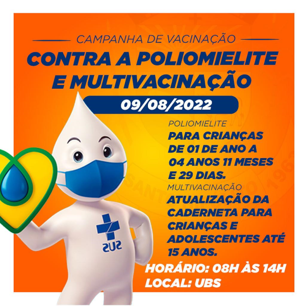 Contra a Poliomielite e Multivacinação